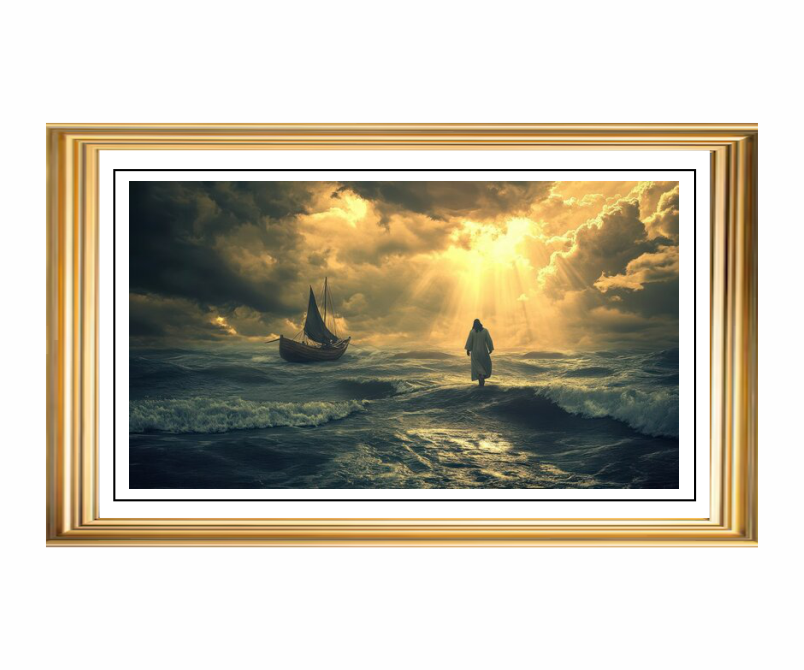 "Walking on Water" Picture Frame (3ft x 4ft)